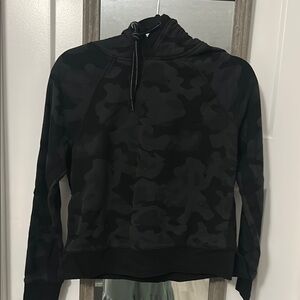 Calvin Klein Black camo Performance Hoodie size small